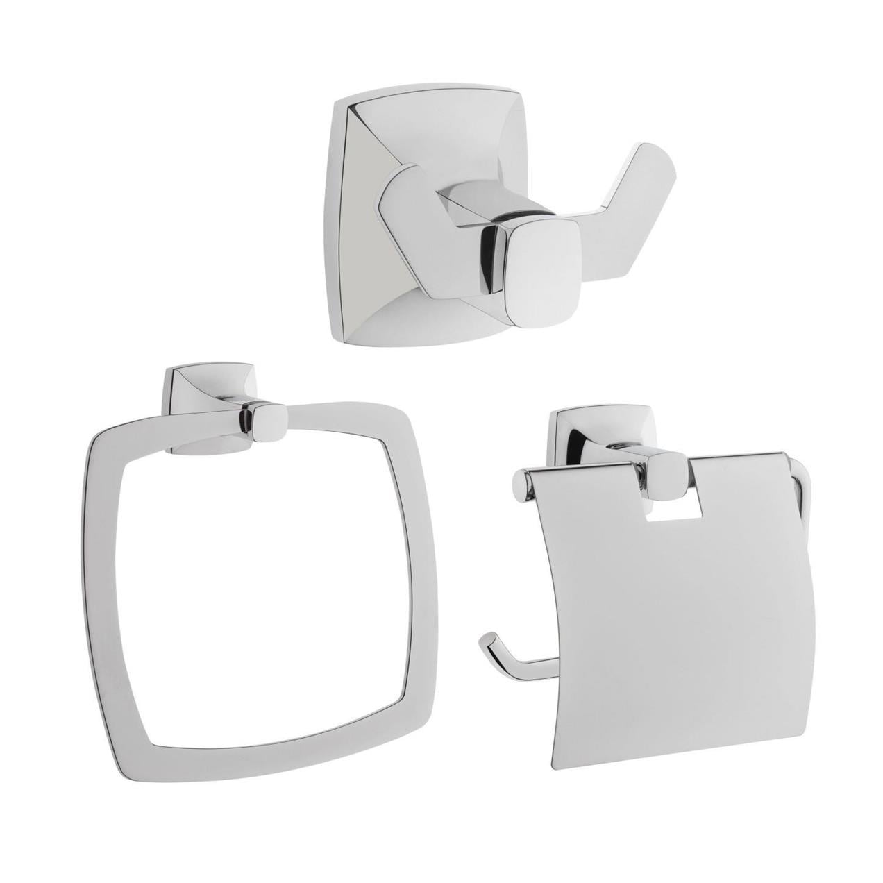 Vitra Base 400 Krom 3 Parça Aksesuar Seti