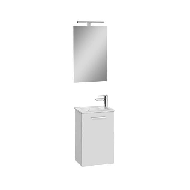 VitrA Mia 69576 Banyo Dolabı Takımı Seti Kapaklı 40 cm Parlak Beyaz