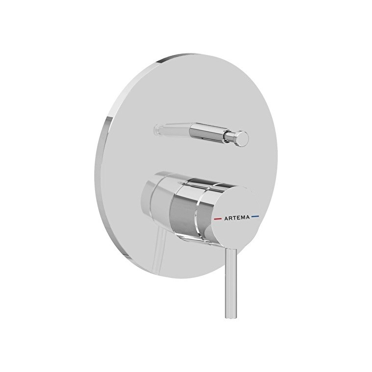 VitrA minimax Round Ankastre Banyo Bataryası Sıva Üstü Krom A43620
