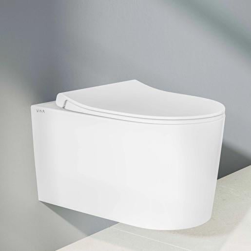 Vitra Nest QuantumFlush Beyaz Asma Klozet ve Duroplast Yavaş Kapanan Kapak 7870B403-0090