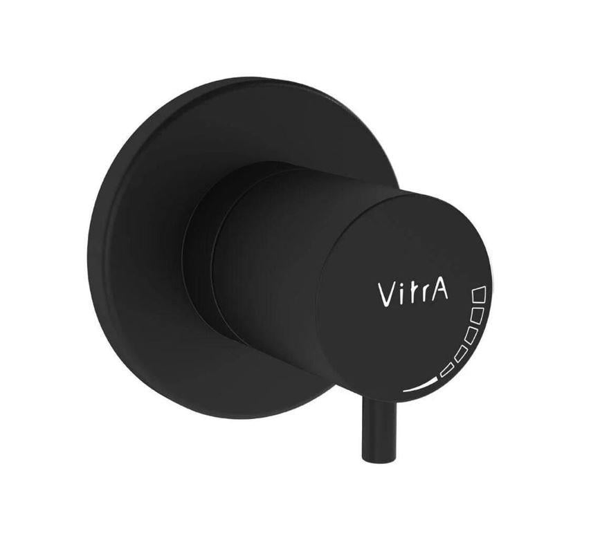 Vitra Origin Ankastre Stop Valf Sıva Üstü Mat Siyah A4145836