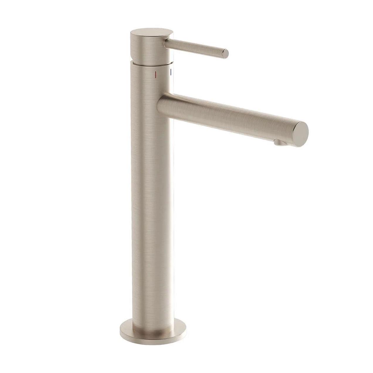 Vitra Origin Fırçalı Nikel Yüksek Lavabo Bataryası A4255734