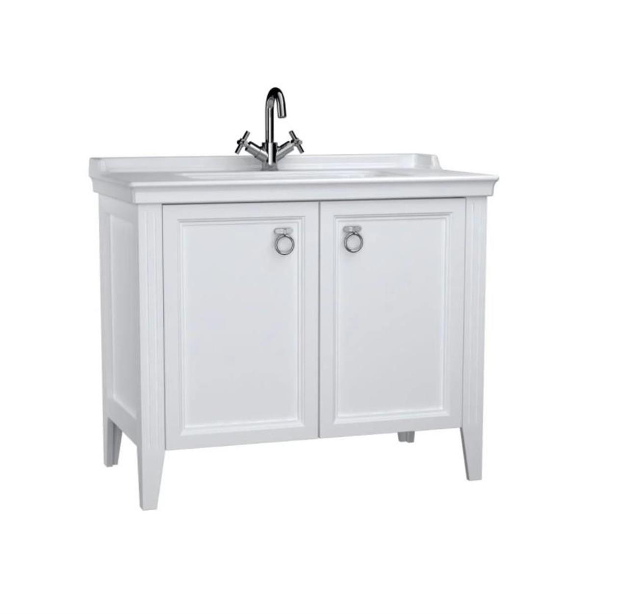 Vitra Valarte 100 cm Beyaz Banyo Dolabı Alt Modül ve Lavabo 62156