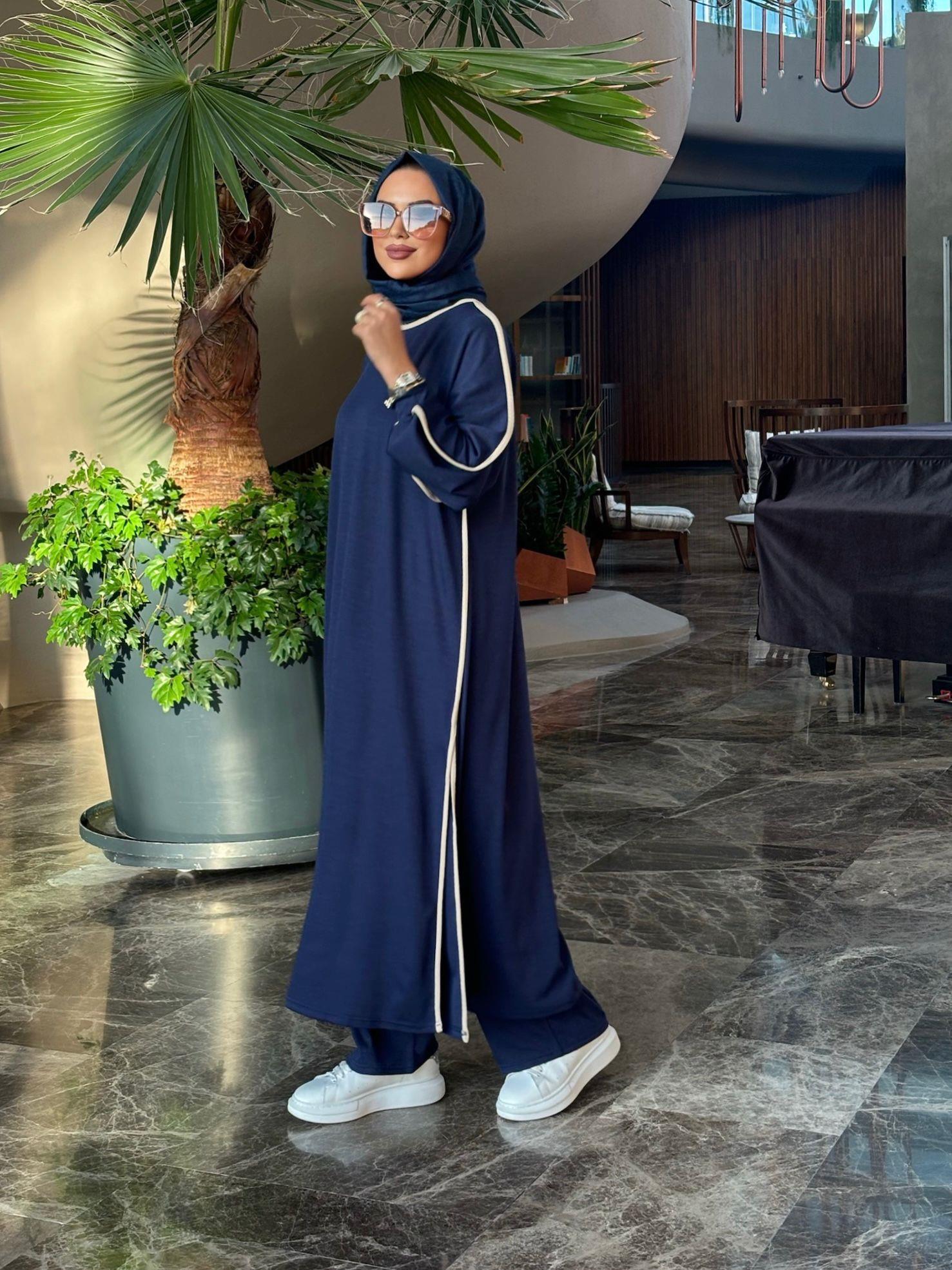 Biyeli Takım Lacivert