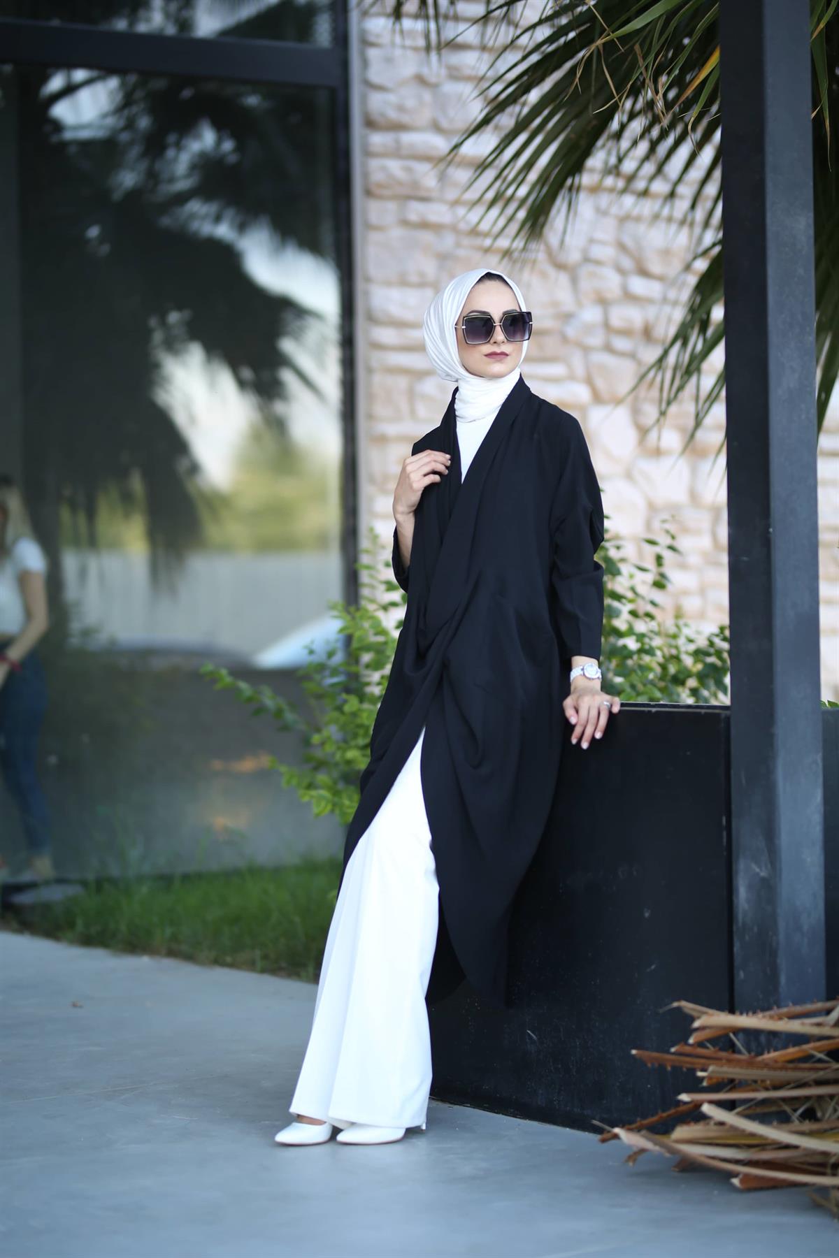 Tasarım Çapraz Tunik Siyah