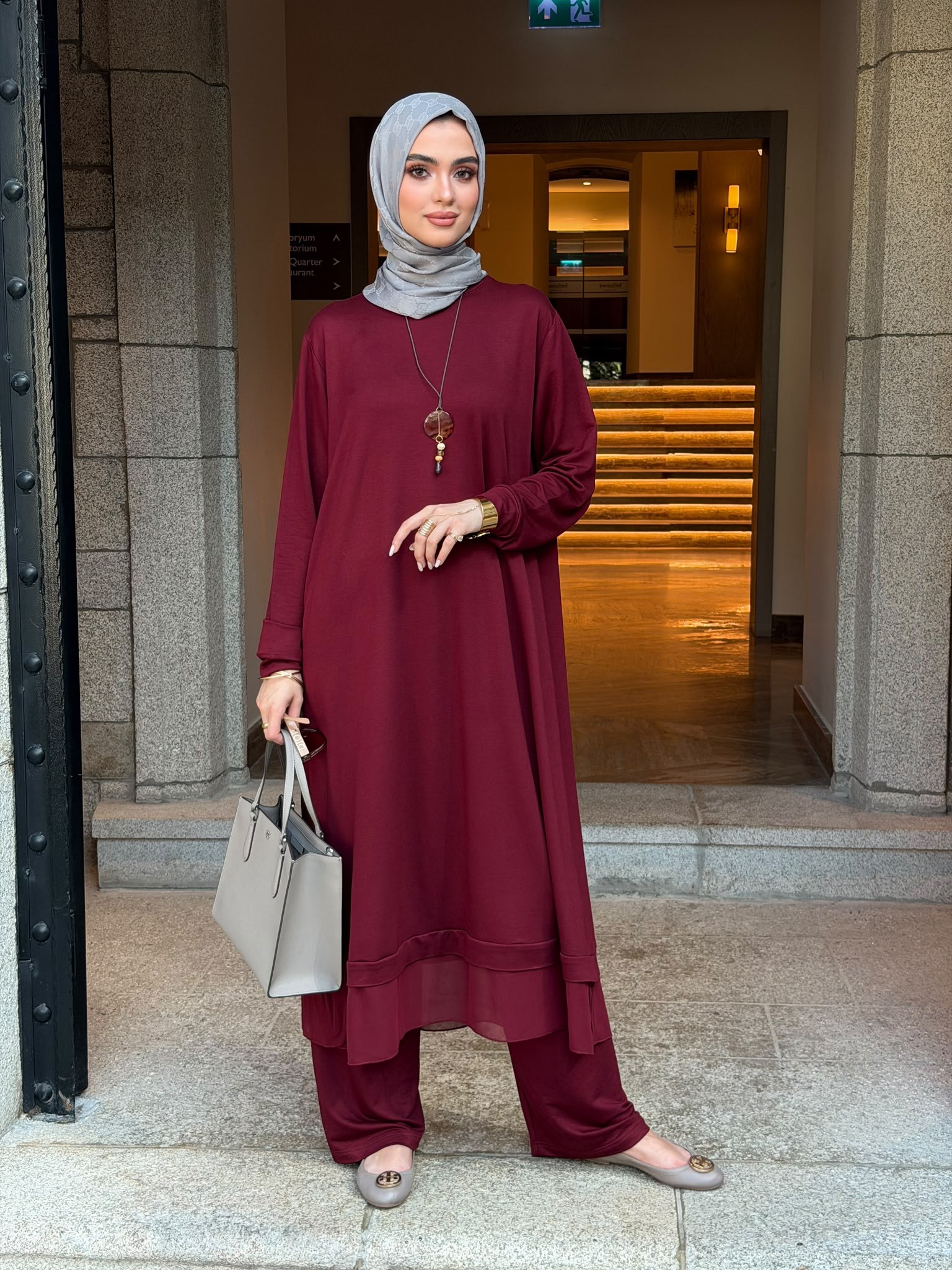 Yüsra Takım Bordo