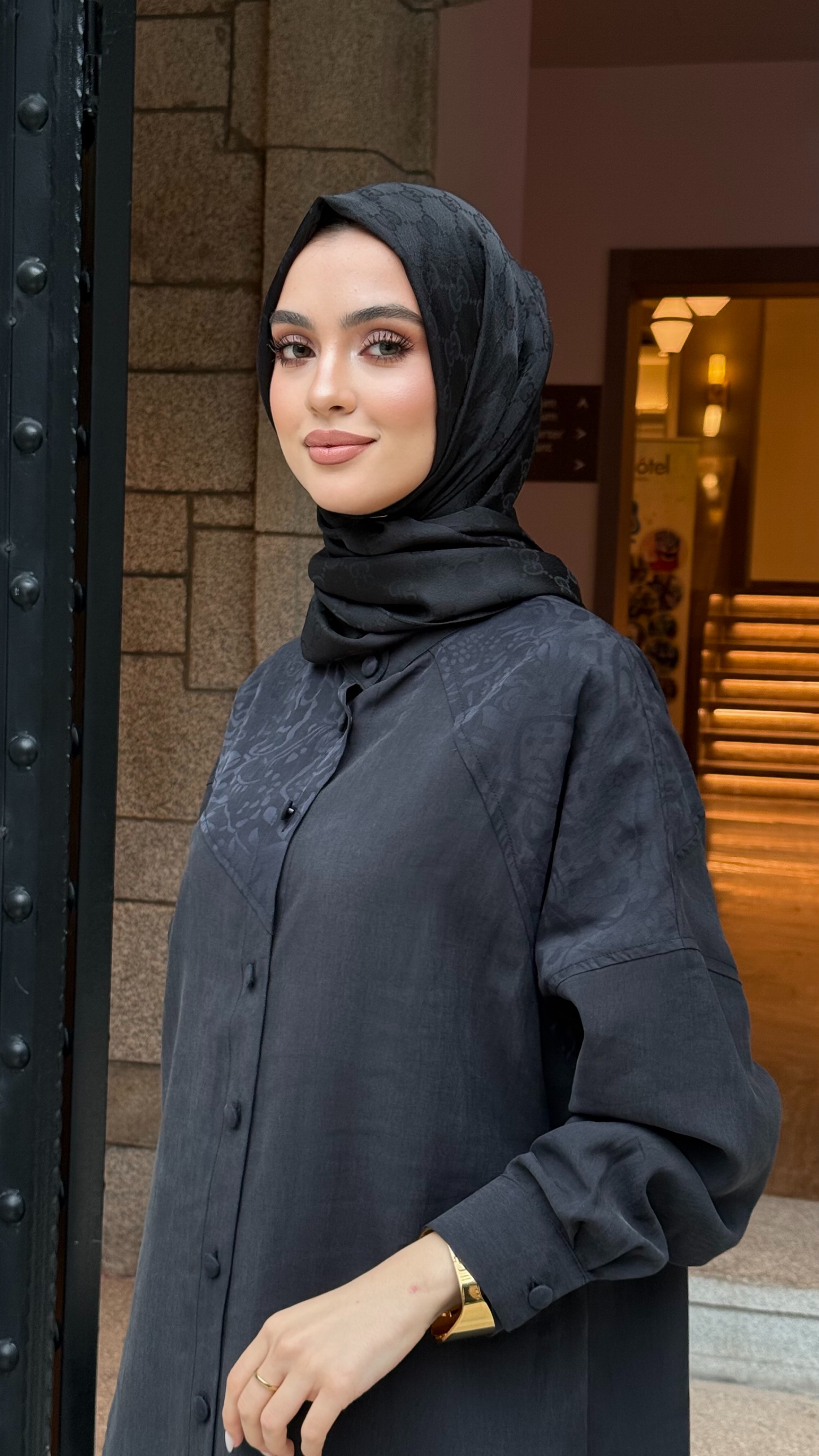 Jakar Detaylı Takım Siyah