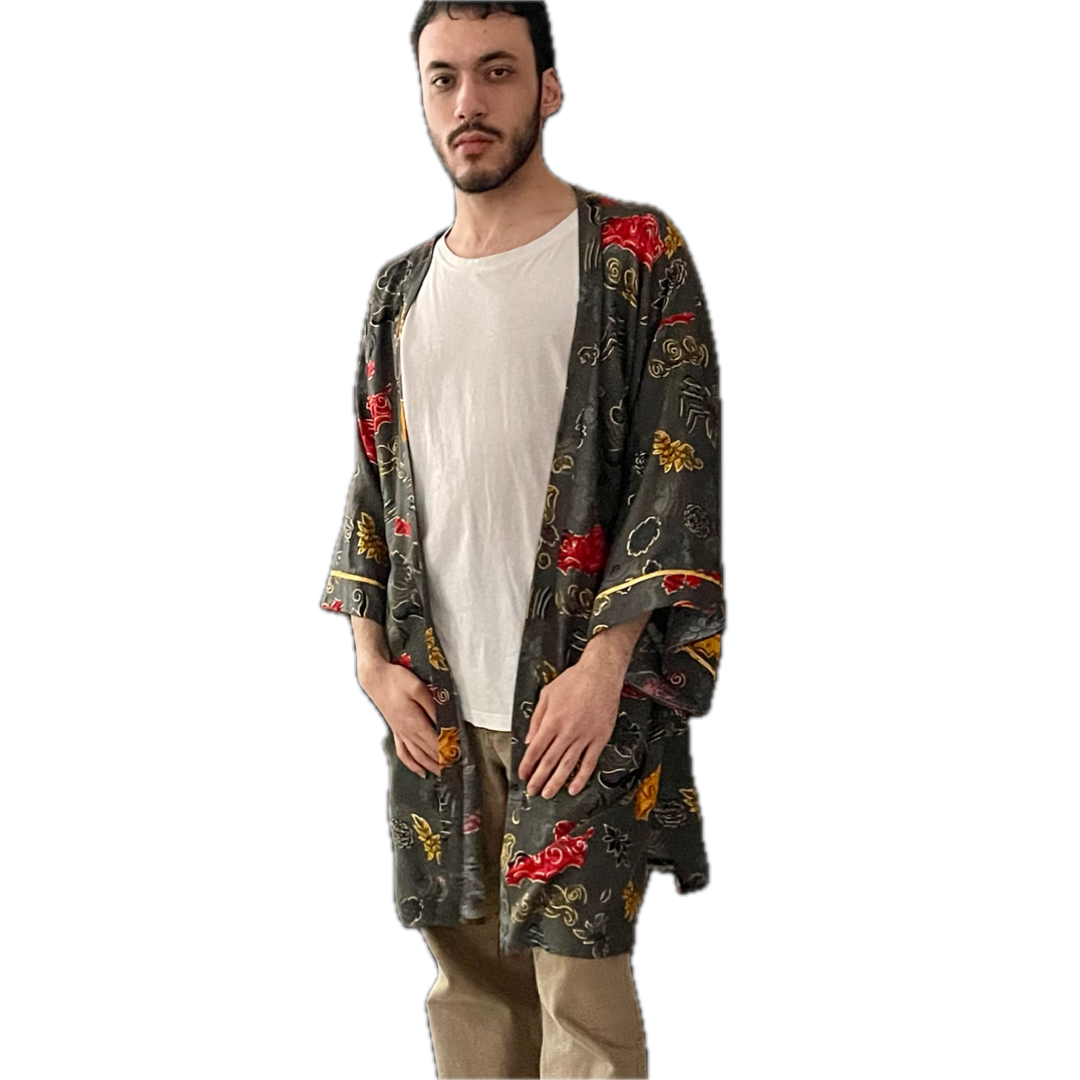 HİNT KUMAŞLI KİMONO