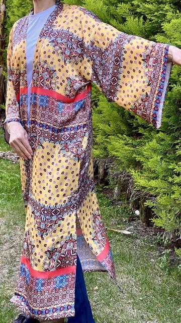 PAMUK SATEN KİMONO