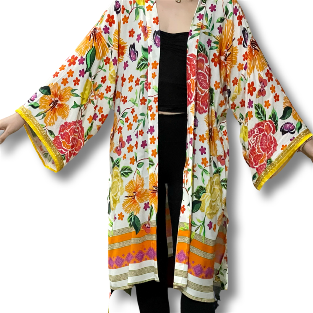 FLORAL KIMONO