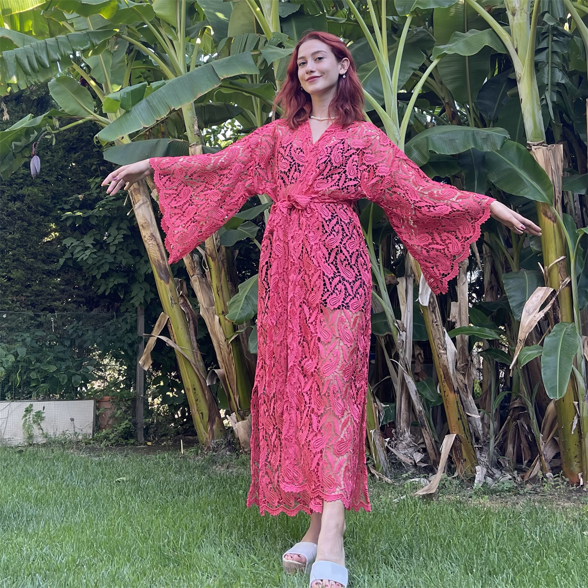 GUIPURE KIMONO