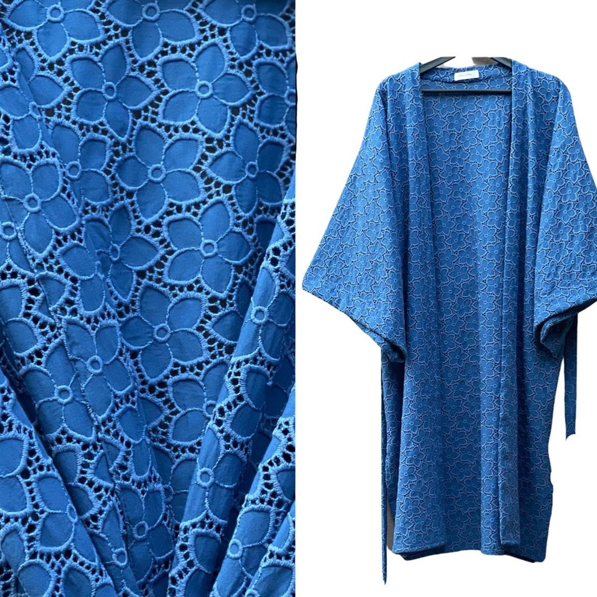 SCALLOPED KIMONO