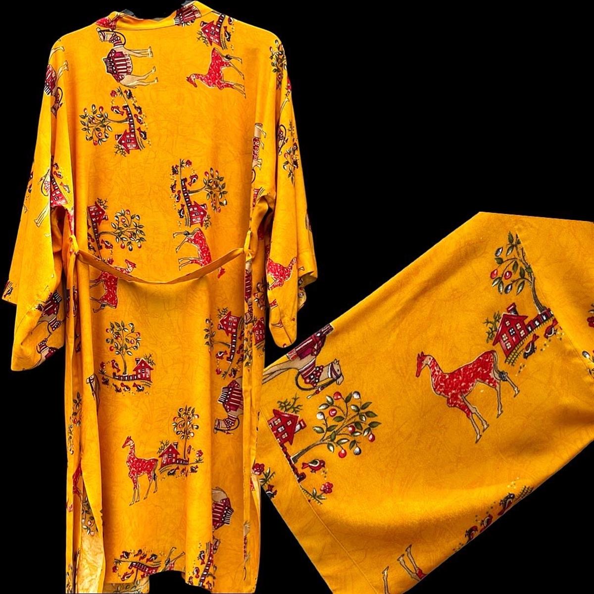 INDIAN FABRIC KIMONO