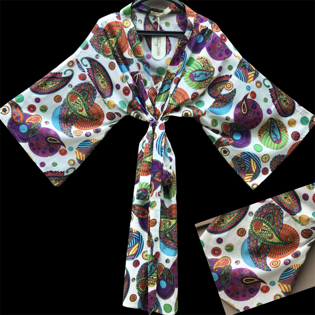 INDIAN FABRIC KIMONO