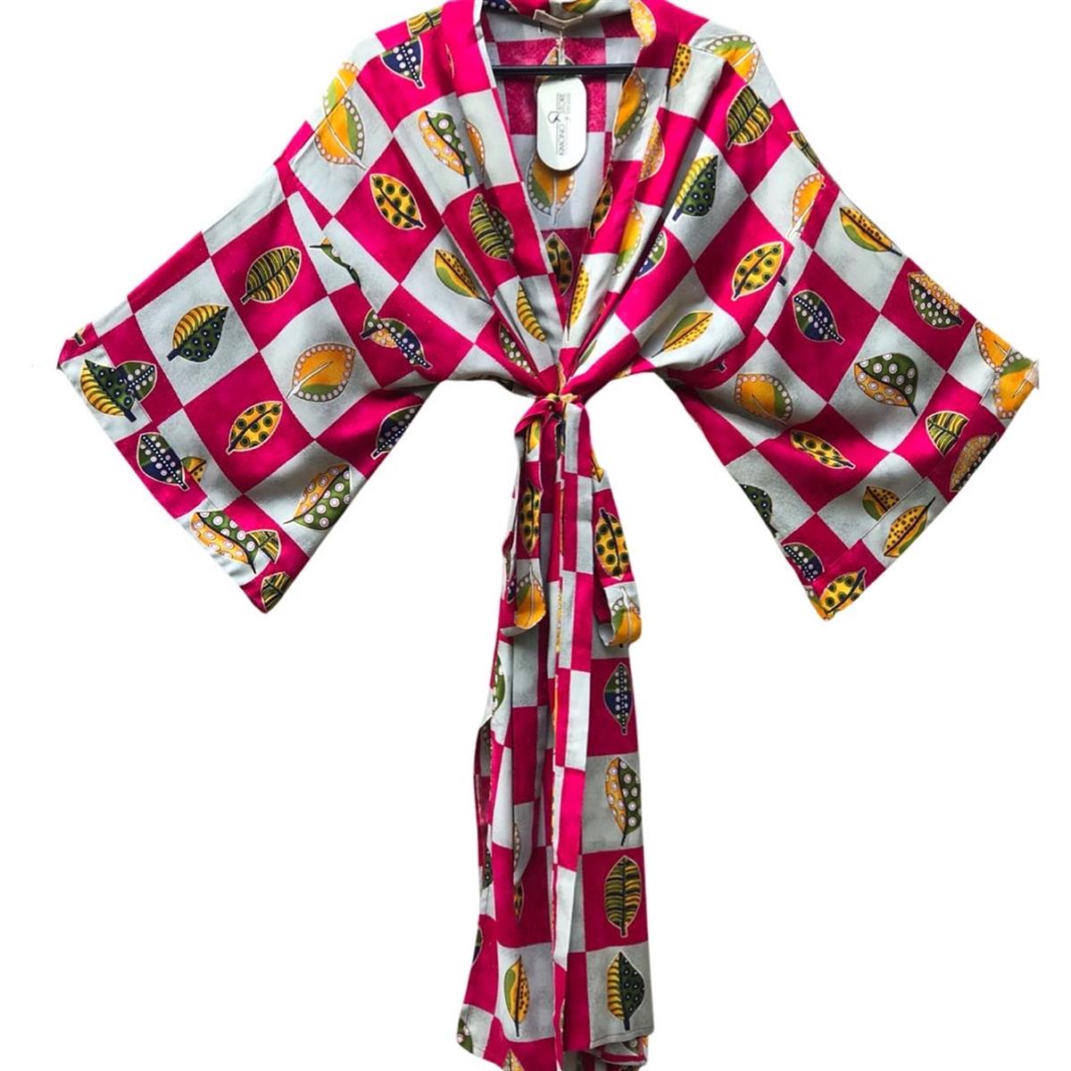INDIAN FABRIC KIMONO