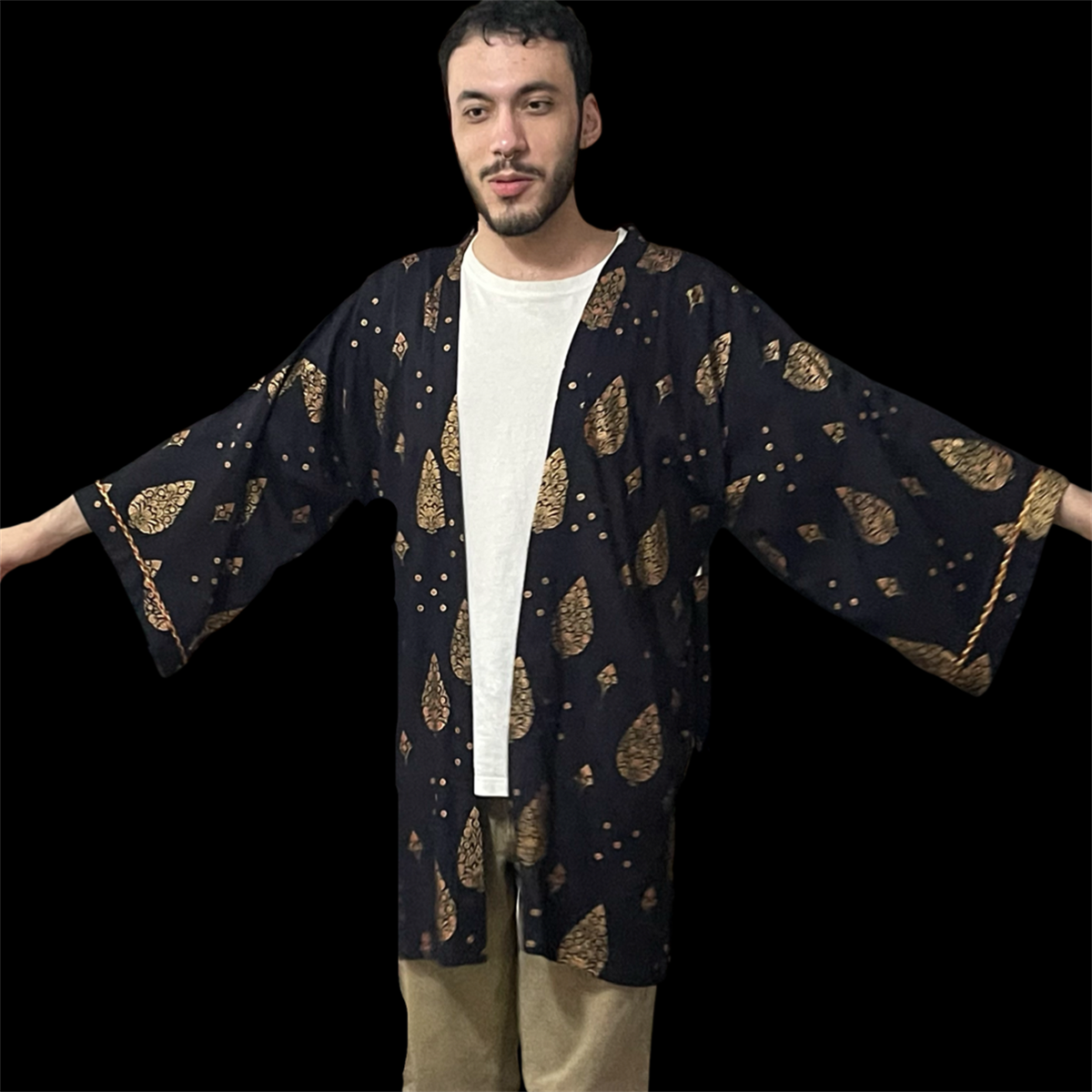 INDIAN FABRIC KIMONO