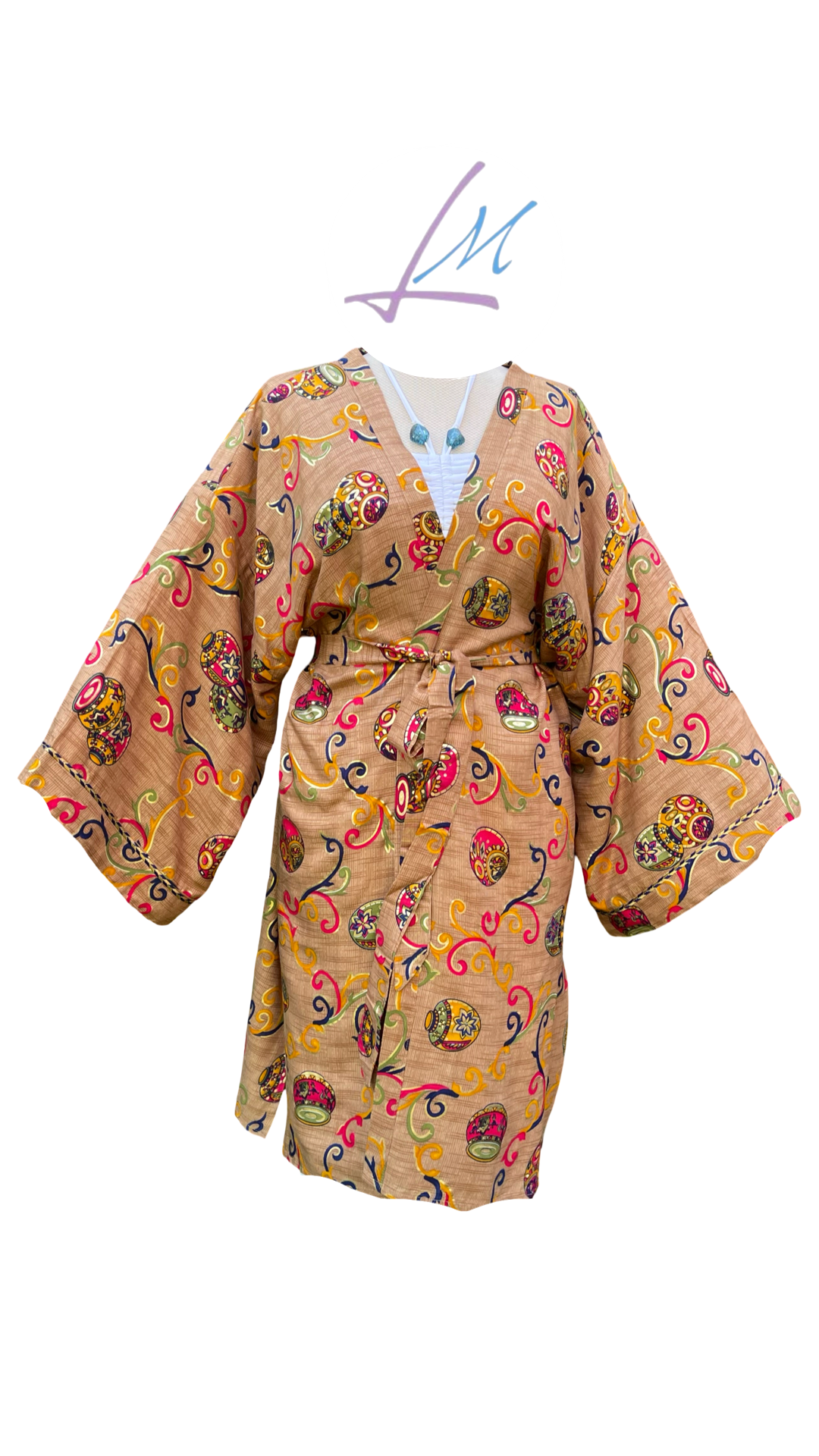 INDIAN FABRIC KIMONO