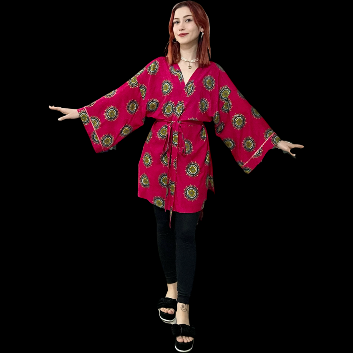 INDIAN FABRIC KIMONO