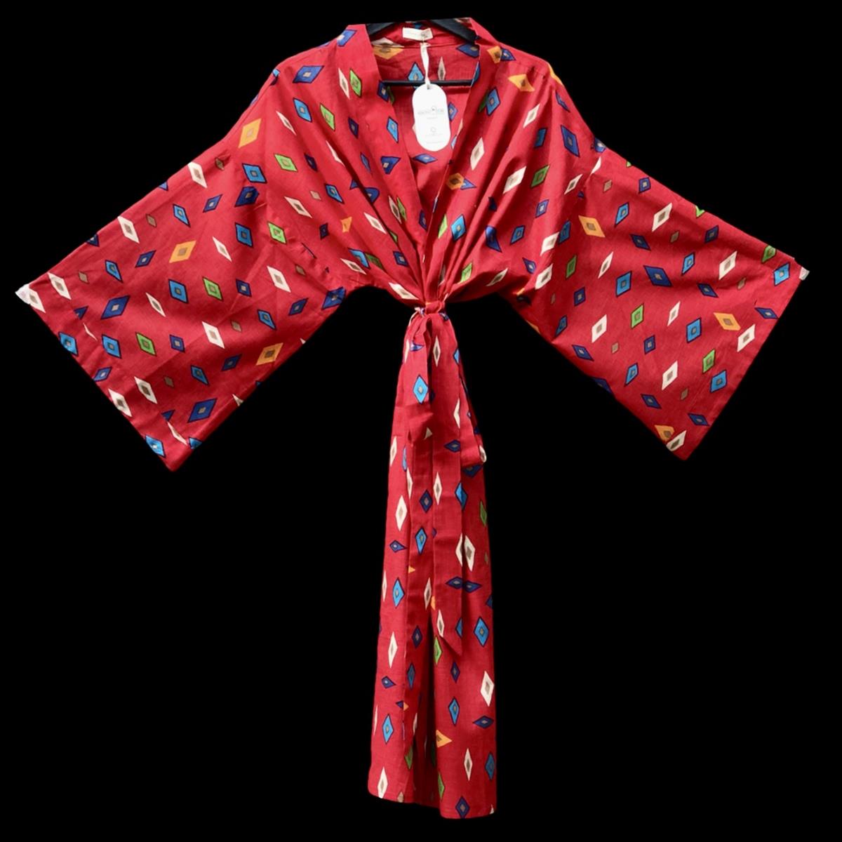 INDIAN FABRIC KIMONO