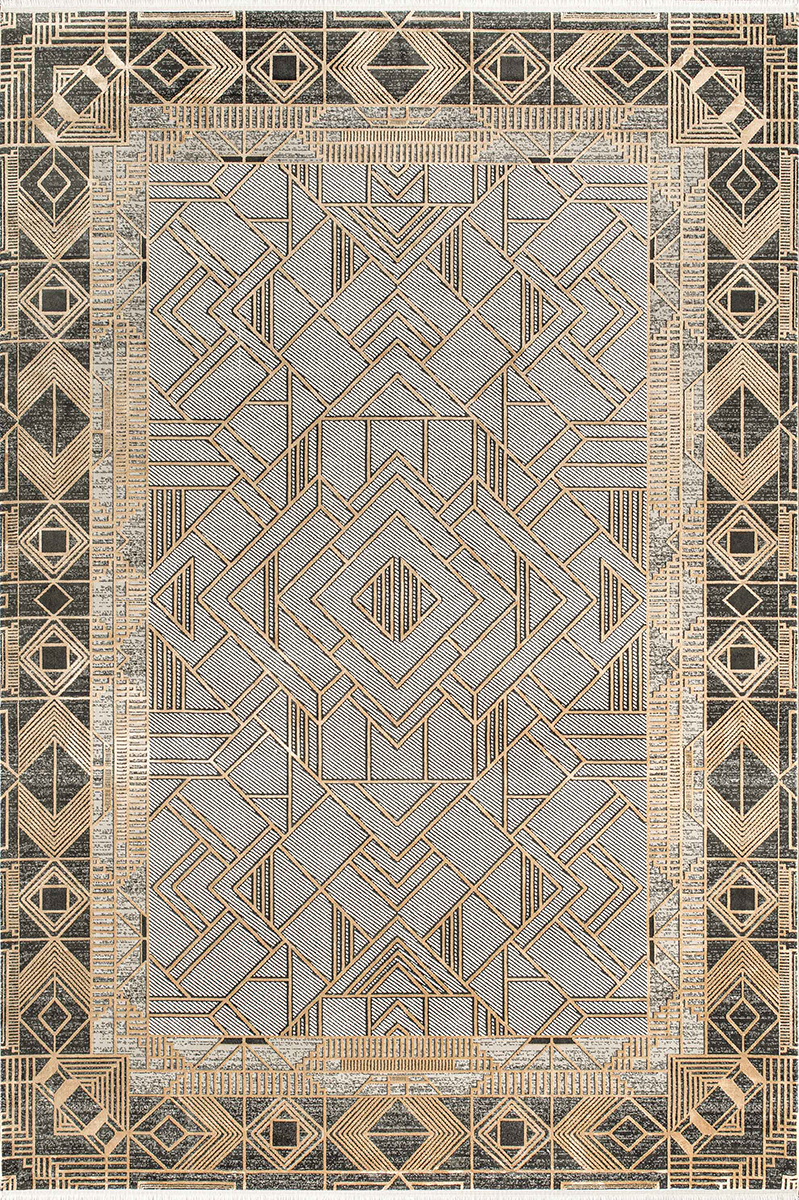 Royal Halı Bearny TD05A – Canlı Renkli, Modern, Viskon Akrilik Halı 