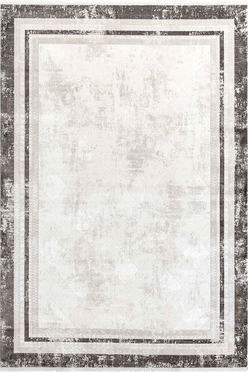 Royal Halı Nil NB06A Doğal Viskon-Akrilik, Çerçeveli Halı