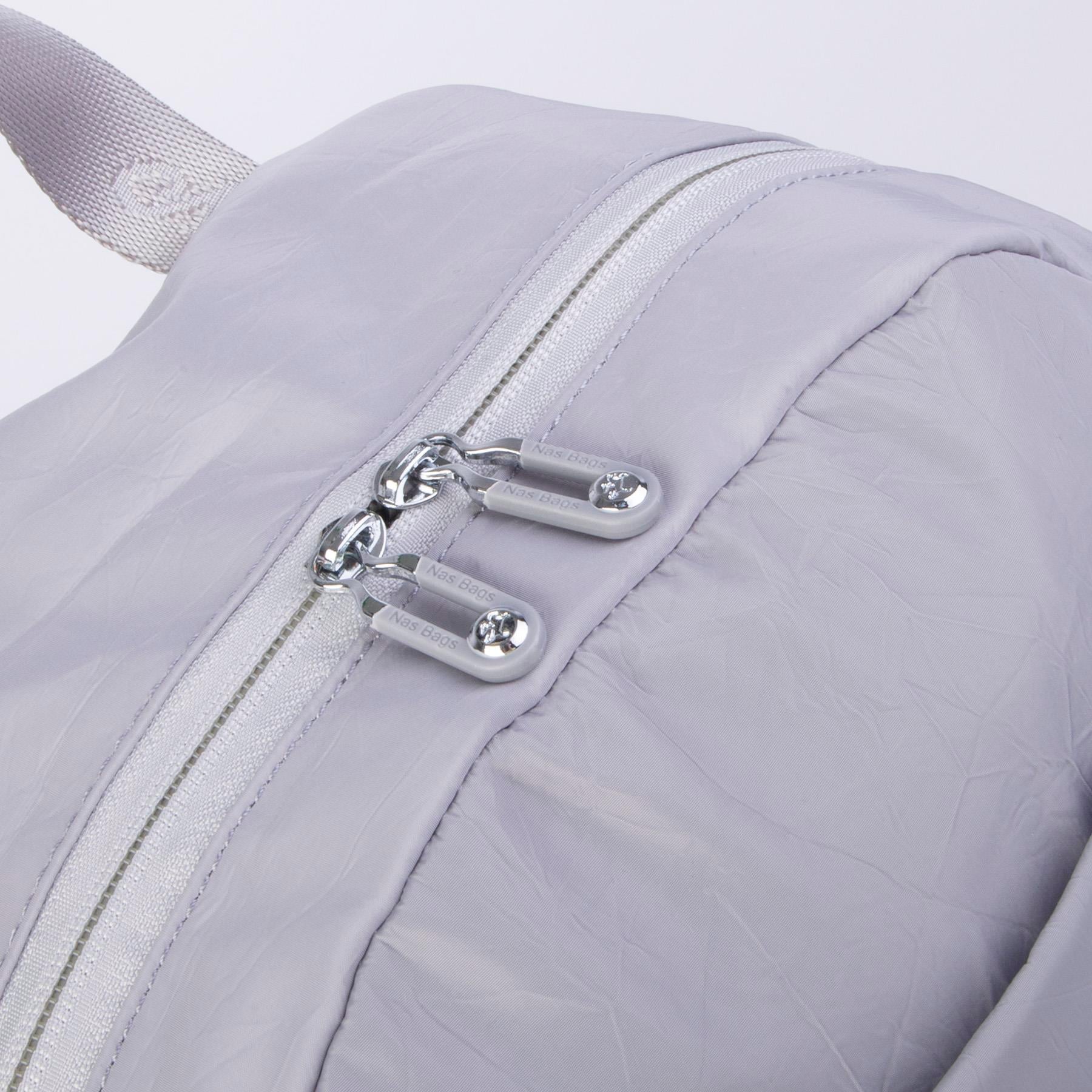 Nas Bag Büyük Boy Unisex Hafif  ve Su Geçirmez Çok Gözlü Sırt Çantası Gri