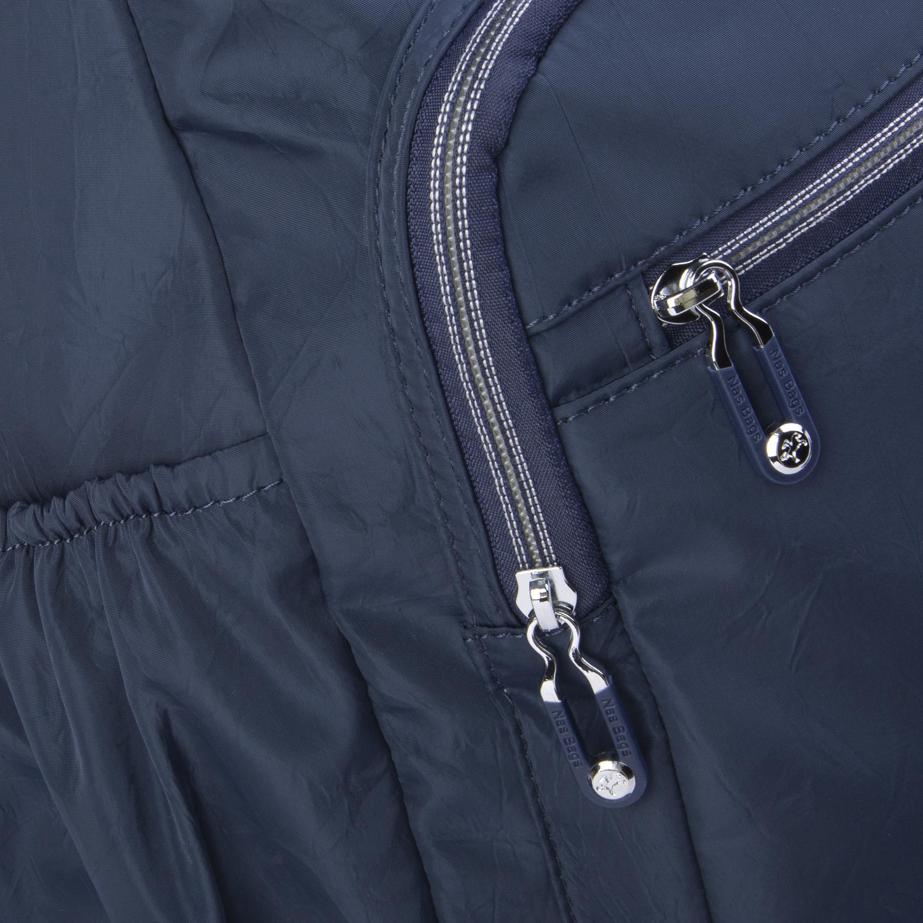 Nas Bag Büyük Boy Unisex Hafif  ve Su Geçirmez Çok Gözlü Sırt Çantası Lacivert 