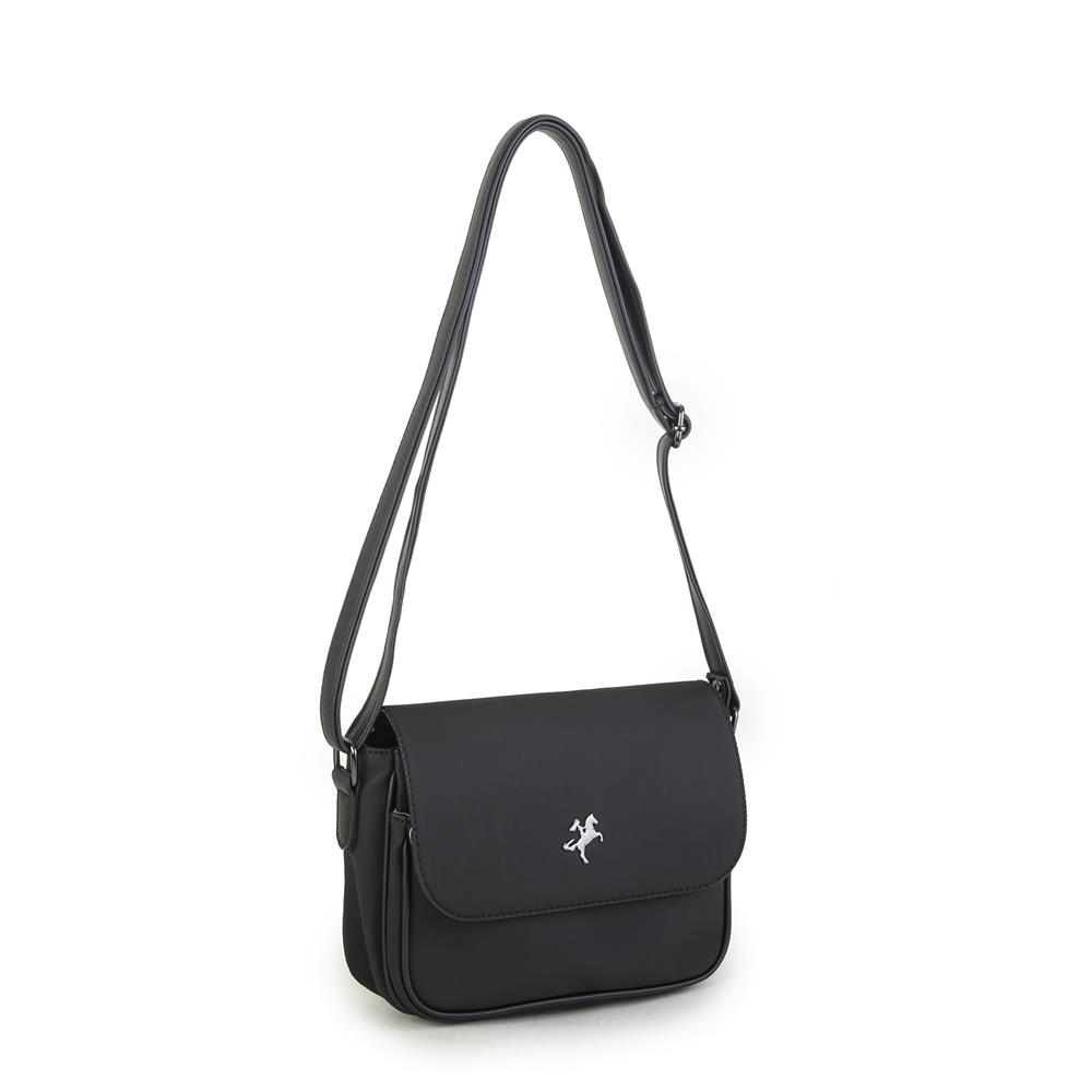 Nas Bag Çapraz Çanta Siyah Karaca