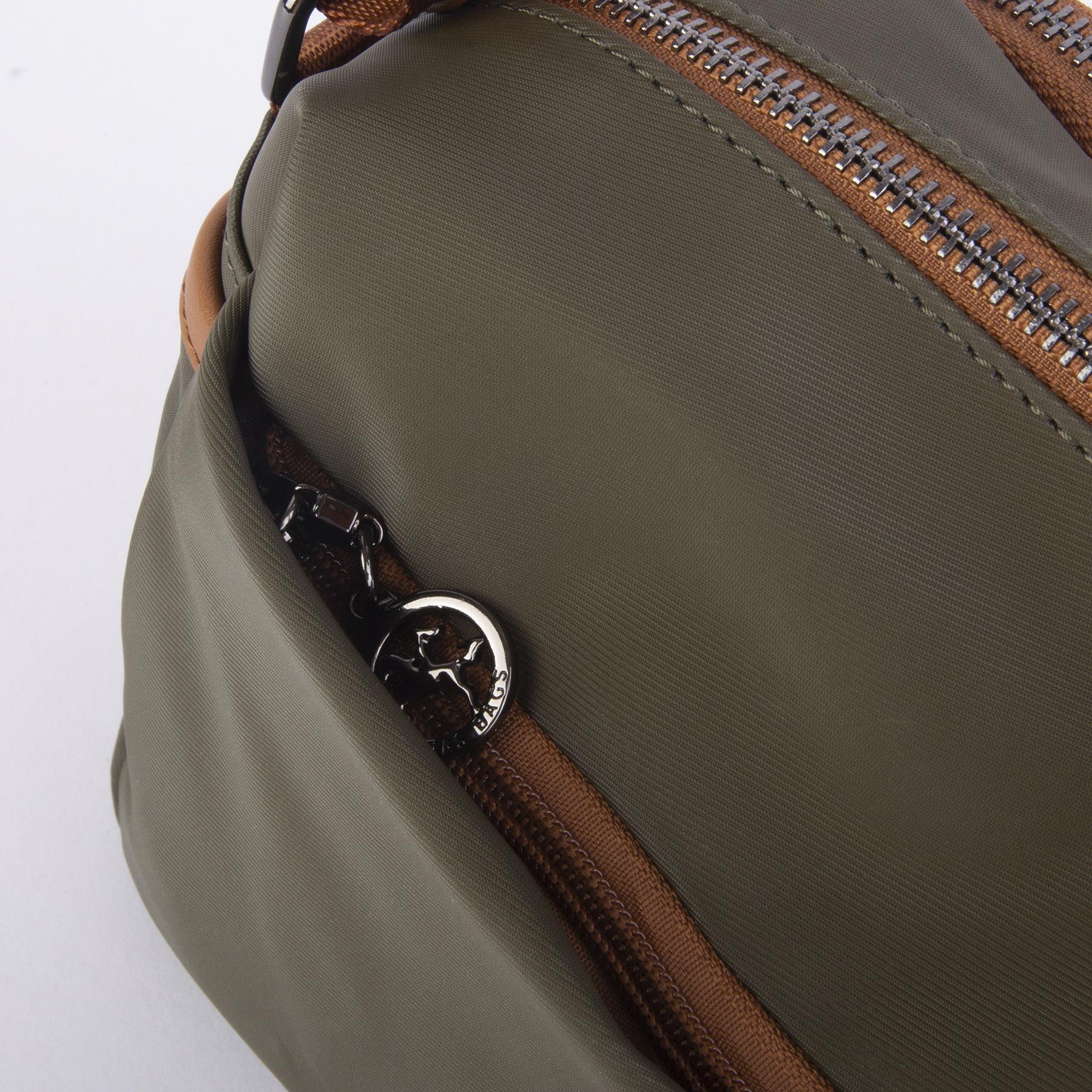 Nas Bag Çok Gözlü Kadın Çapraz Çanta Yeşil Taba Buzzy 