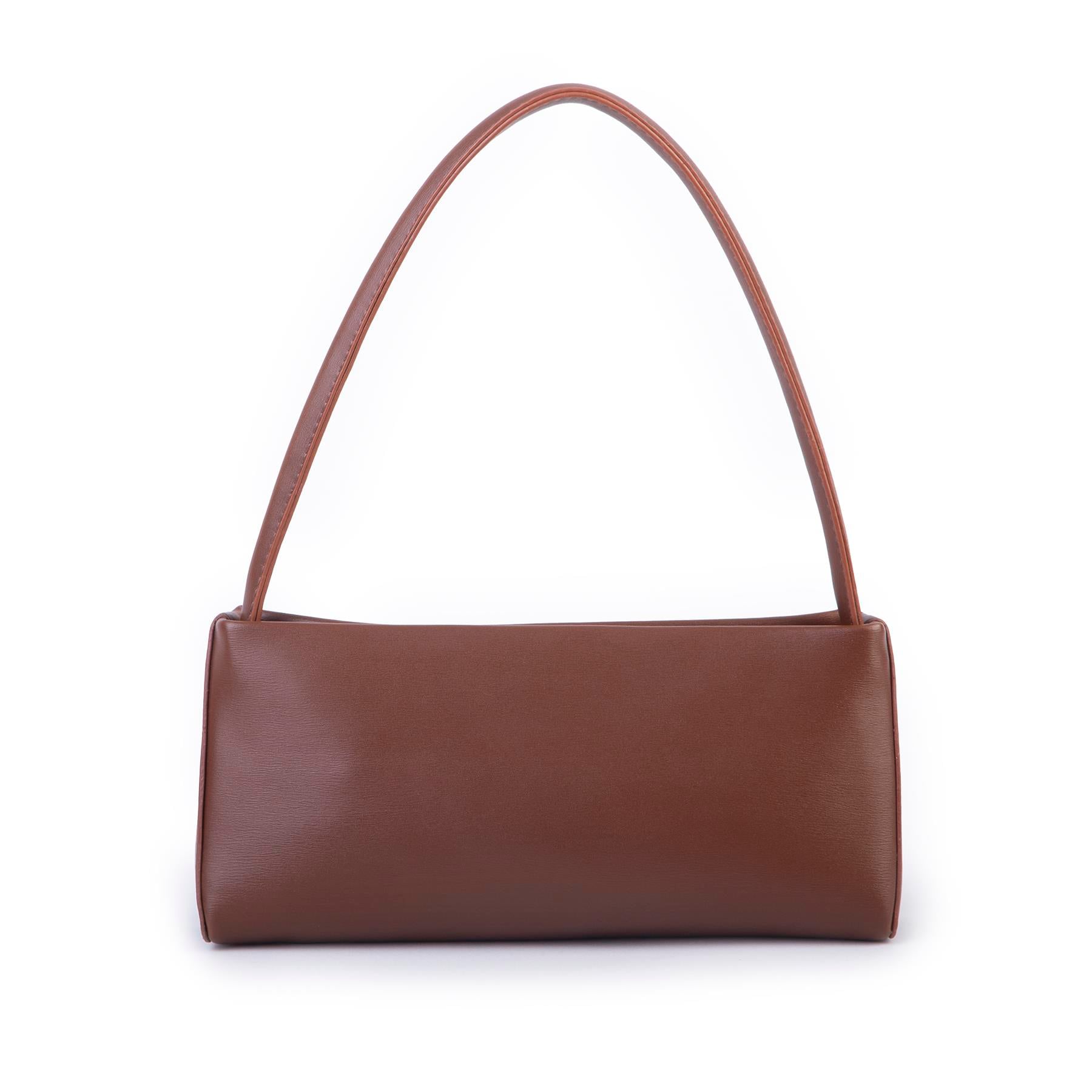 Nas Bag Kadın Basic Baget Omuz ve Çapraz Çanta Taba Kımera (27x12 cm )
