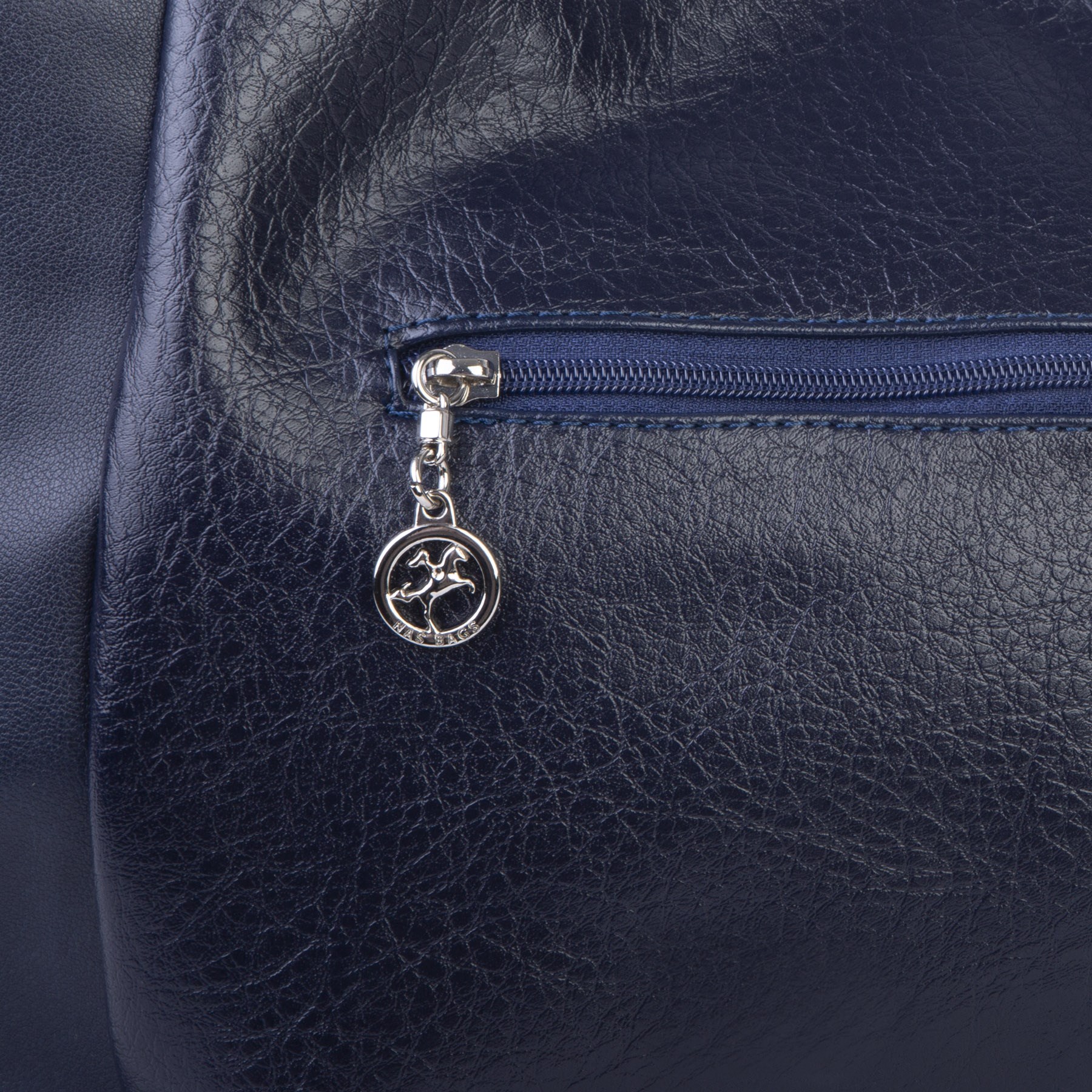 Nas Bag Kadın Büyük Boy Omuz Çantası ( 45x34x21 cm) Lacivert Victoria