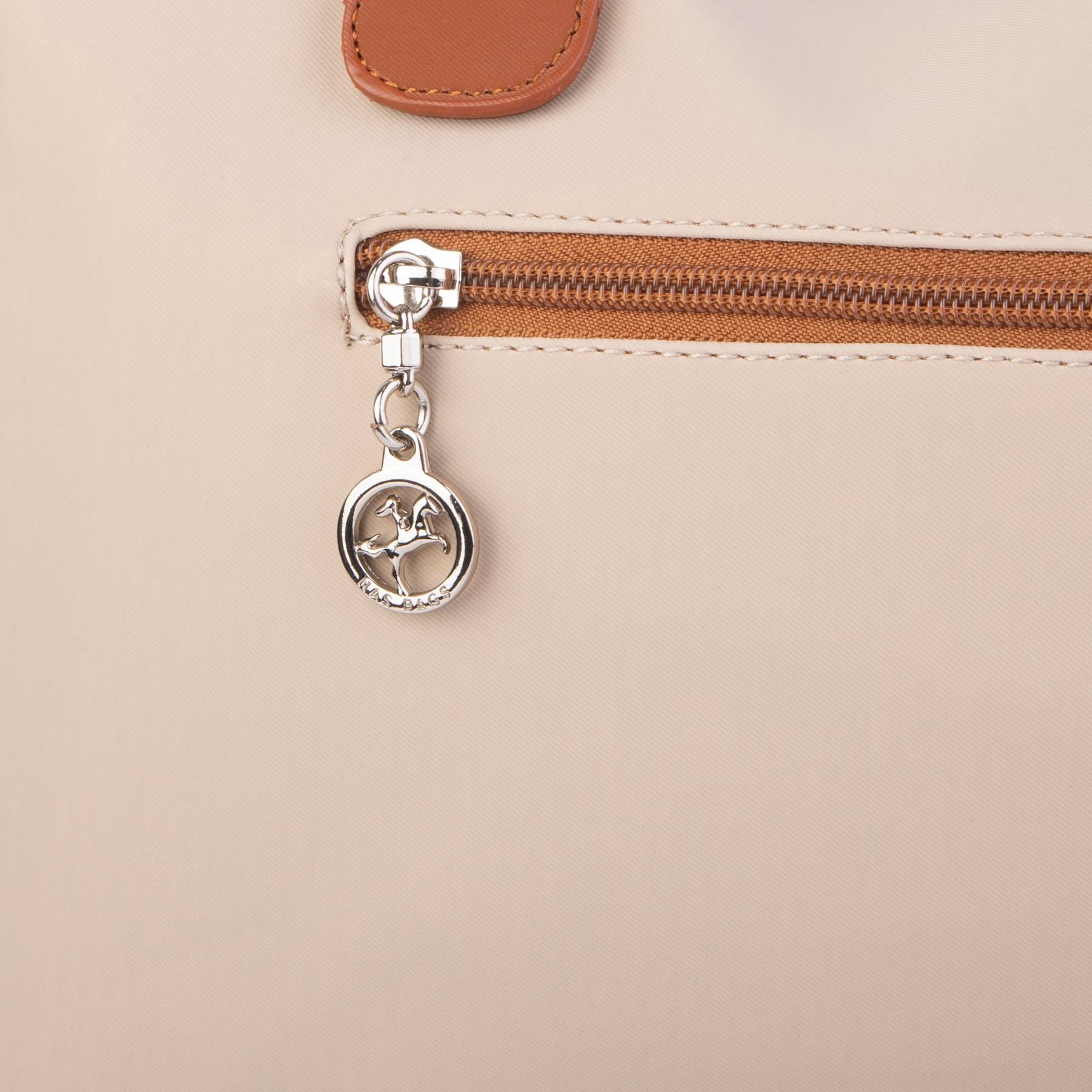 Nas Bag Kadın Büyük Boy Omuz Çantası Kum  Taba  Buzzy (en :37 ,boy :30 cm)