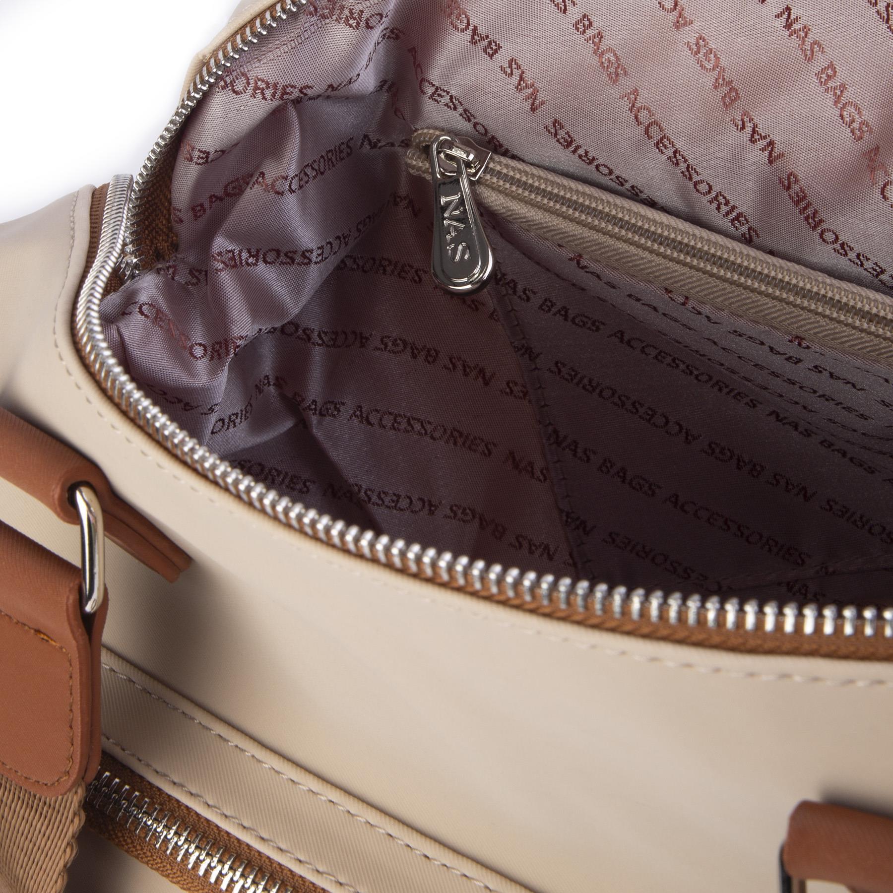 Nas Bag Kadın Büyük Boy Omuz Çantası Kum  Taba  Buzzy (en :37 ,boy :30 cm)