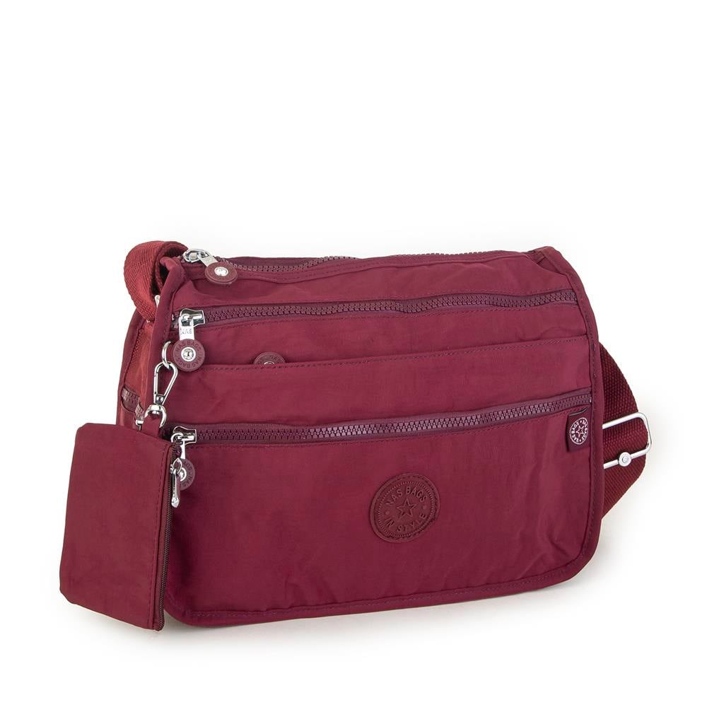 Nas Bag Kadın Çapraz Çanta Bordo