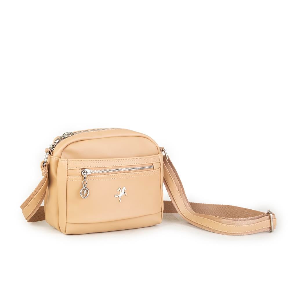 Nas Bag Kadın Çapraz Çanta Camel Dona