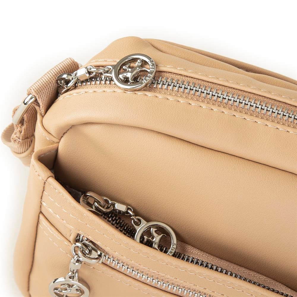 Nas Bag Kadın Çapraz Çanta Camel Dona