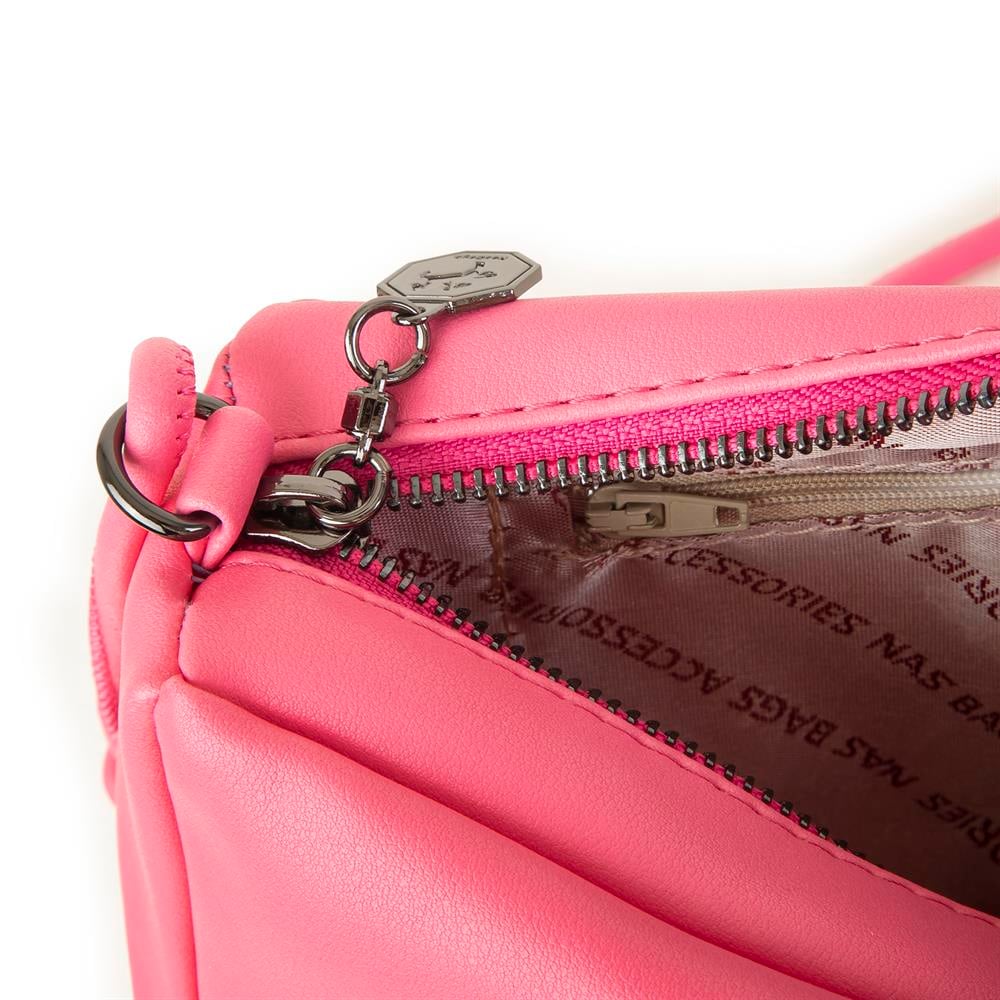 Nas Bag Kadın Çapraz Çanta Fuşya Dona