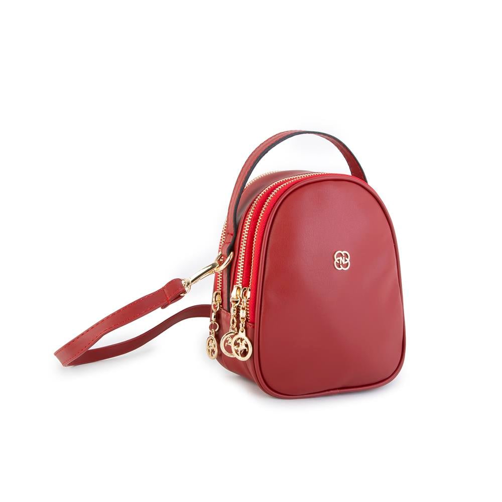Nas Bag Mini  Kadın Çapraz Çanta Kırmızı  Nova