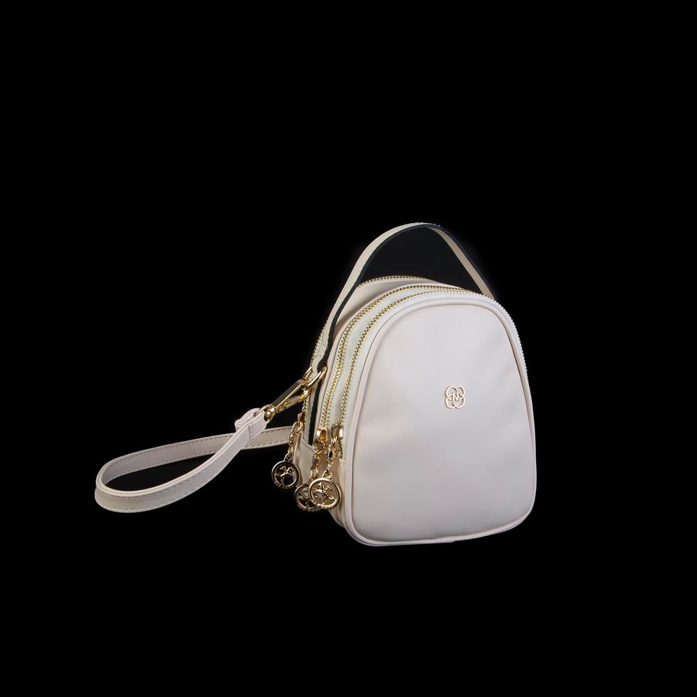 Nas Bag Mini  Kadın Çapraz Çanta Krem Nova