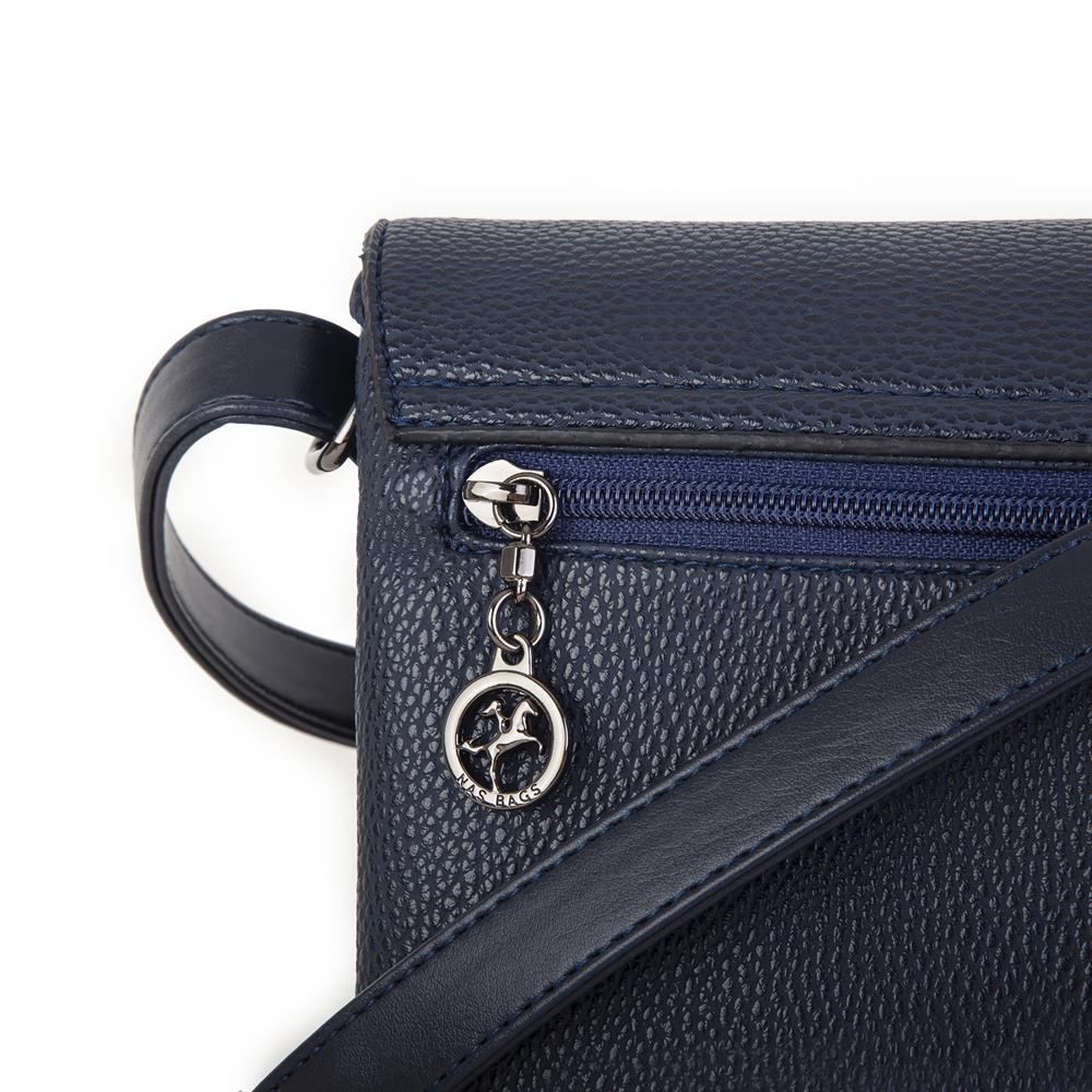 Nas Bag Kadın Çapraz Çanta Lacivert Natural