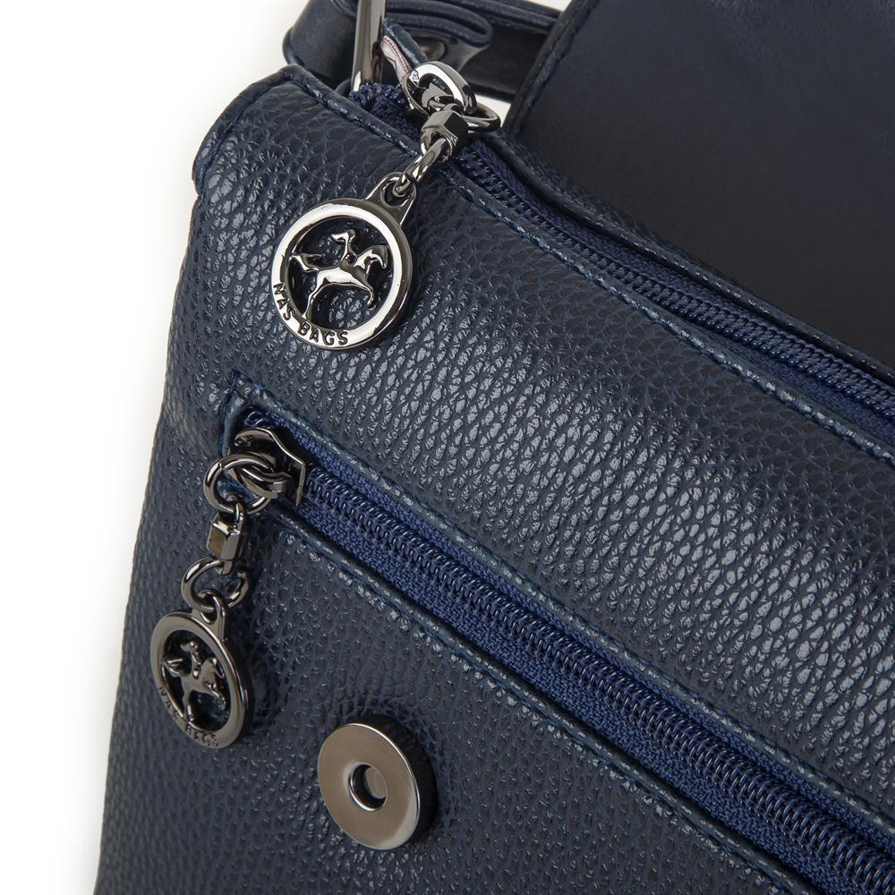 Nas Bag Kadın Çapraz Çanta Lacivert Natural