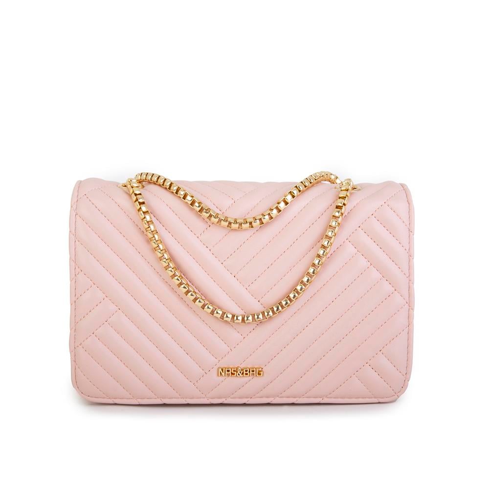 Nas Bag Kadın Çapraz Çanta Pudra Nova