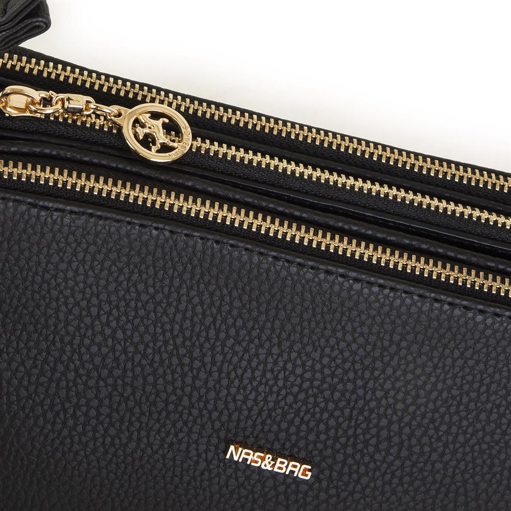 Nas Bag Kadın Çapraz Çanta Siyah Belinda