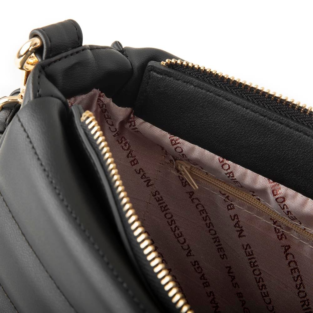 Nas Bag Kadın Çapraz Çanta Siyah Dona