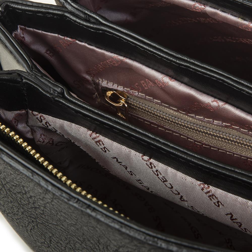 Nas Bag Kadın Çapraz Çanta Siyah Raven