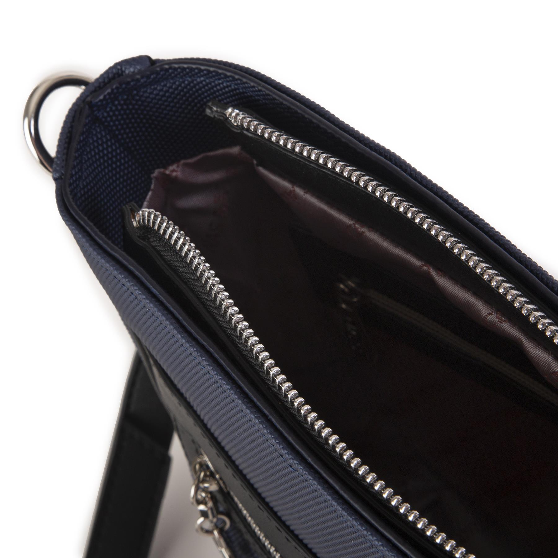 Nas Bag Kadın Çapraz Çanta Spor Ayarlanabilir Askılı  Lacivert Siyah   Lacst  (ürün ölçüsü :24x24x7 cm)