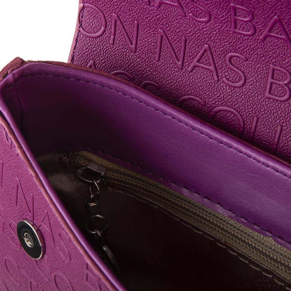 Nas Bag Kadın Çapraz Çanta Vişne Gofraj