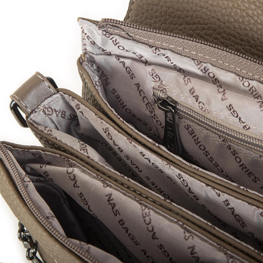 Nas Bag Kadın Çapraz Çanta Vizon Natural