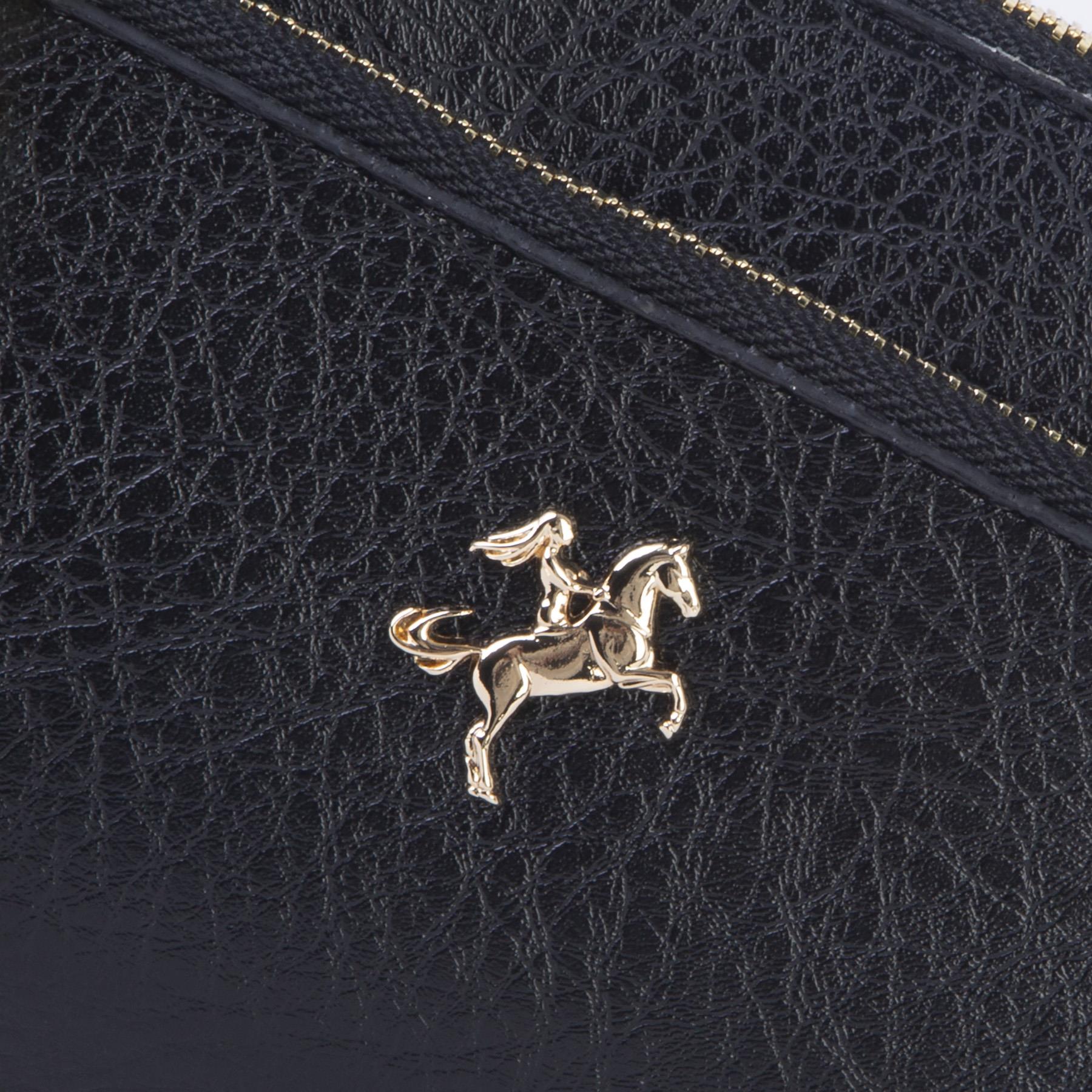 Nas Bag Kadın Çapraz ve Clutch Çanta Bilek ve Çapraz Askılı (24x15 cm) Siyah Victoria 