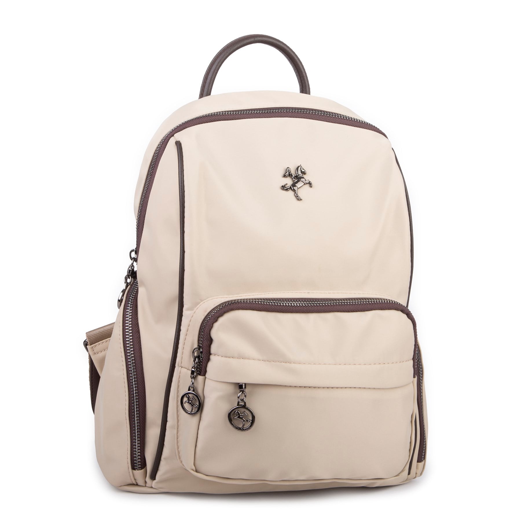 Nas Bag Kadın Çok Cepli Sırt Çantası (en :30cm x boy:34) Kum Kahve